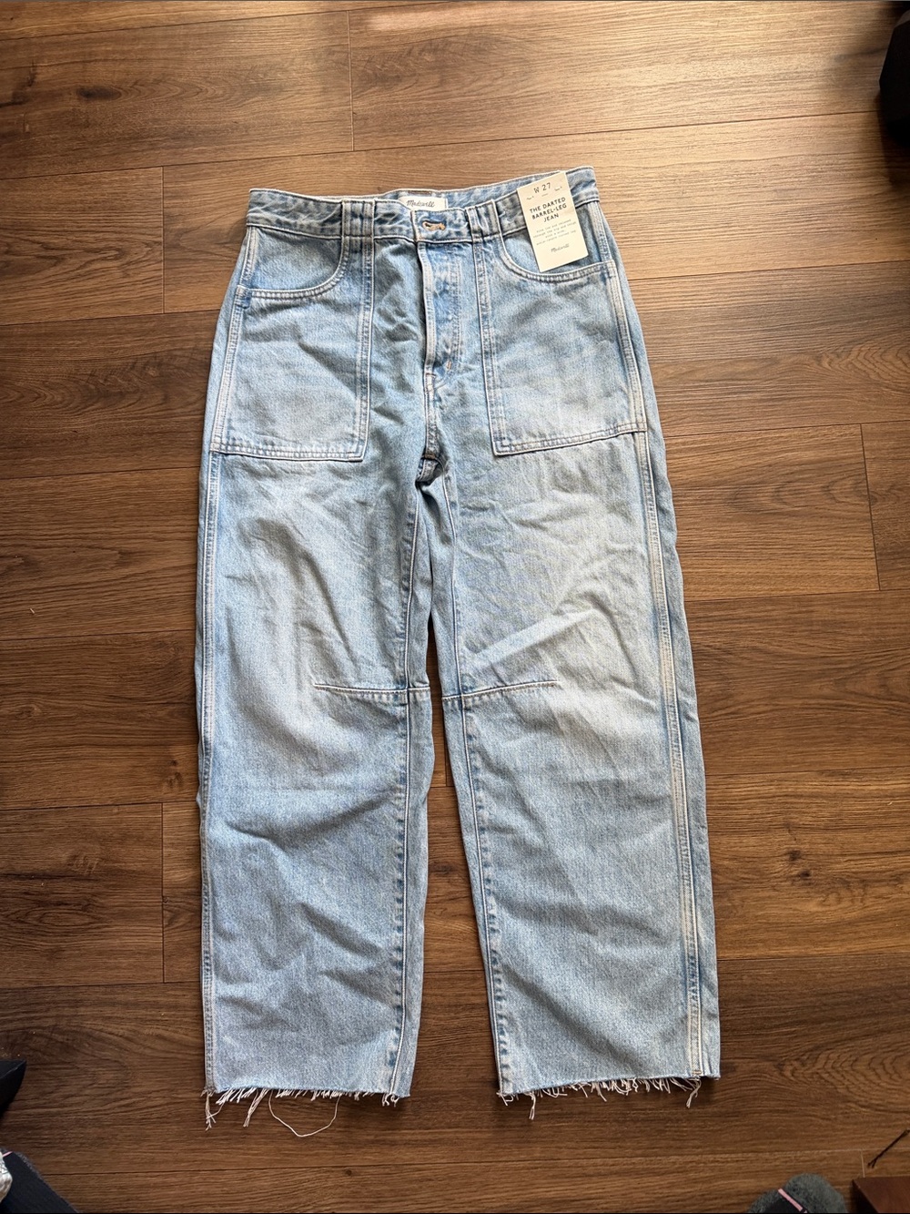 Madewell Light Blue Relaxed Carpenter Jeans